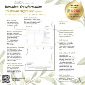 Muslimah Organiser:  Members Early Bird Special